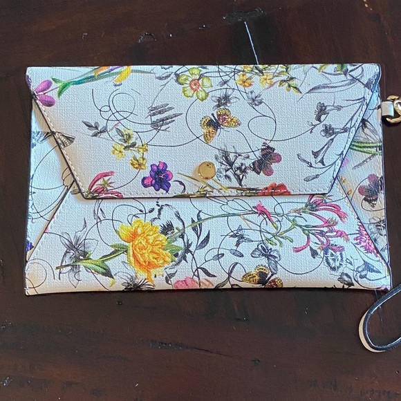 Floral Print Wristlet Clutch - Picture 1 of 5